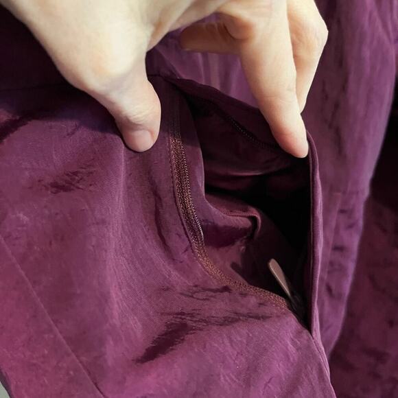 Lululemon Reversible Quilted Non Stop Bomber Jacket Purple 4 - Picture 10 of 11